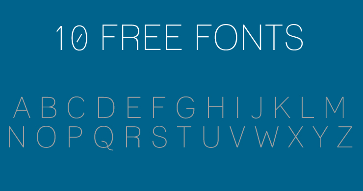 free fonts for web designers